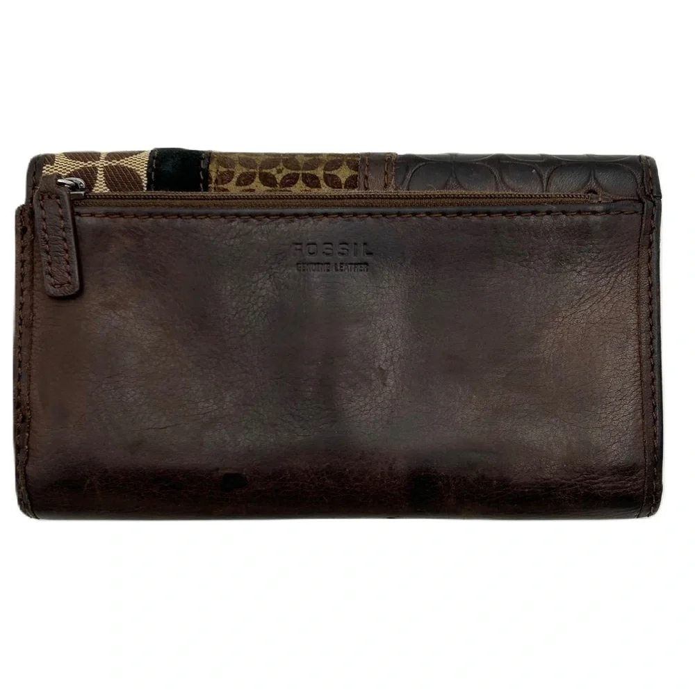 Fossil brown leather