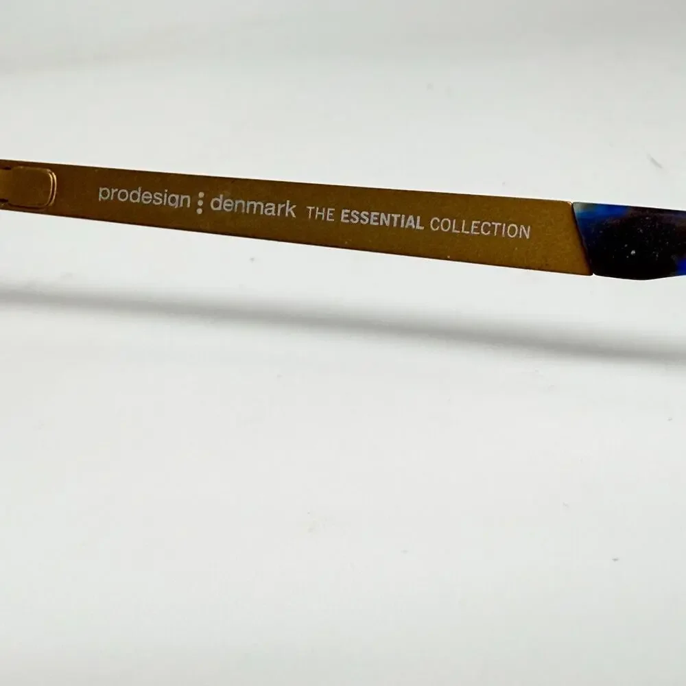 Prodesign Denmark‎ Eyeglasses Frames 3133 9131 Blue Orange 51-127-145 H18189