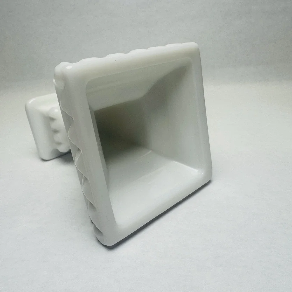 Unmarked milk glass