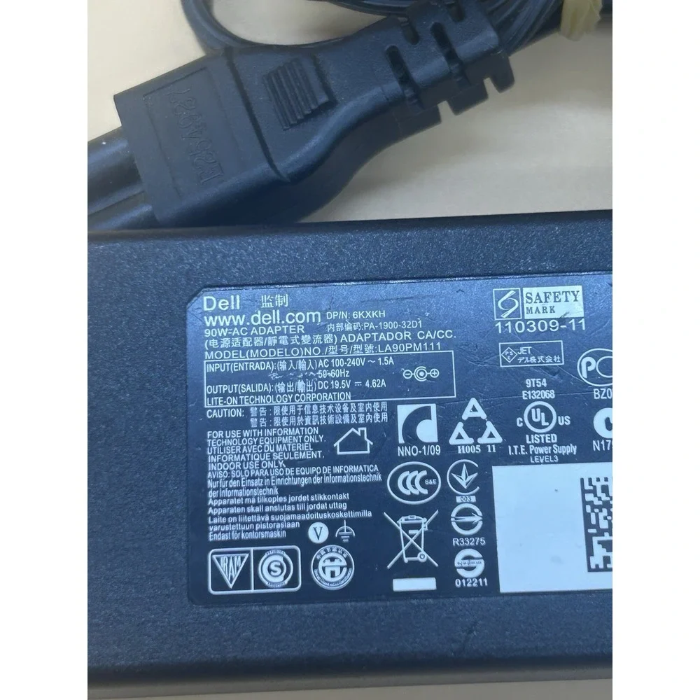 Genuine Dell Laptop Charger‎ AC Adapter LA90PM111 6KXKH Y4M8K MV2MM