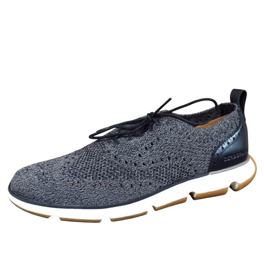 Cole Haan 4.ZERØGRAND Stitchlite Men Athletic Oxford Size 10‎ Casual Gray Knit