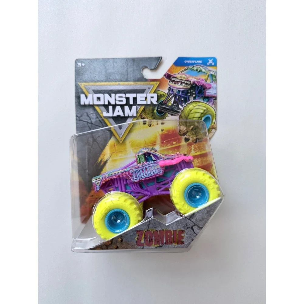 Monster Jam Zombie Cyberflare‎ Series 45 Monster Truck 1:64 Scale Die-Cast New