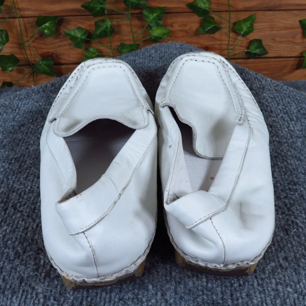 Il Divo Ally Men Casual Loafer Shoes‎ Size 9 Everyday Wear White Leather