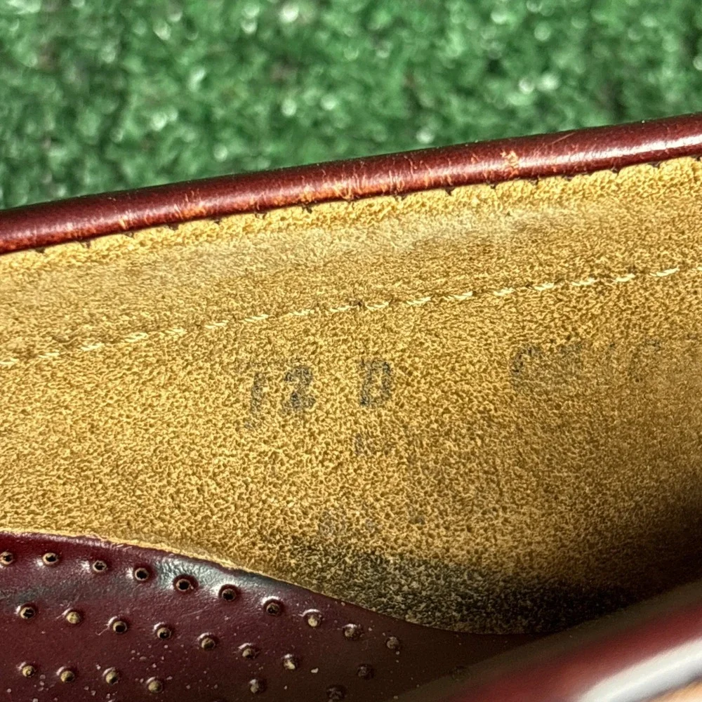G.H. Bass & Co. Weejuns Tassel Leather Classic Preppy Loafers Burgundy Mens 12 D