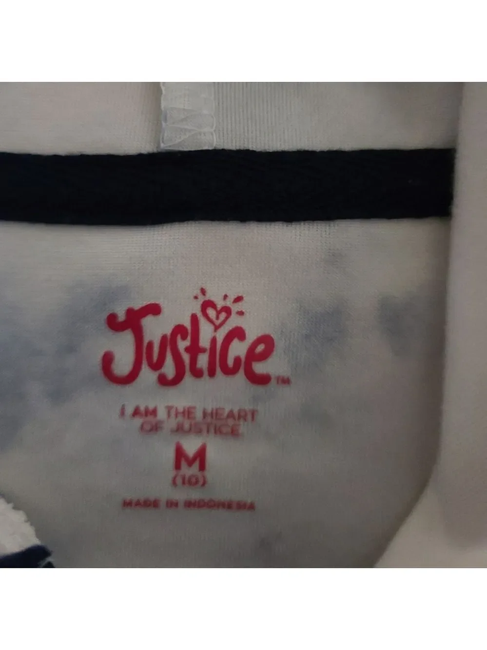 EUC Girls 10 Justice soft velour 2-piece jogger set hooded top and pants