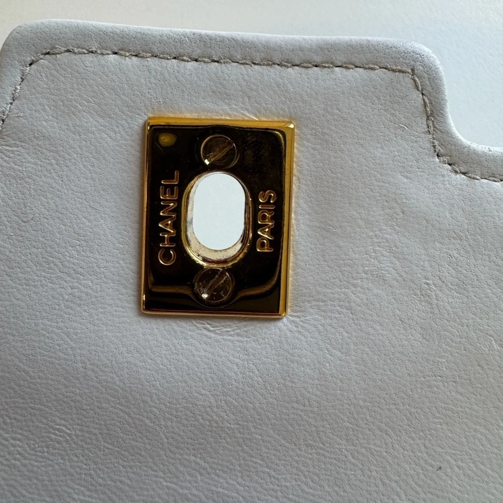 CHANEL vintage white