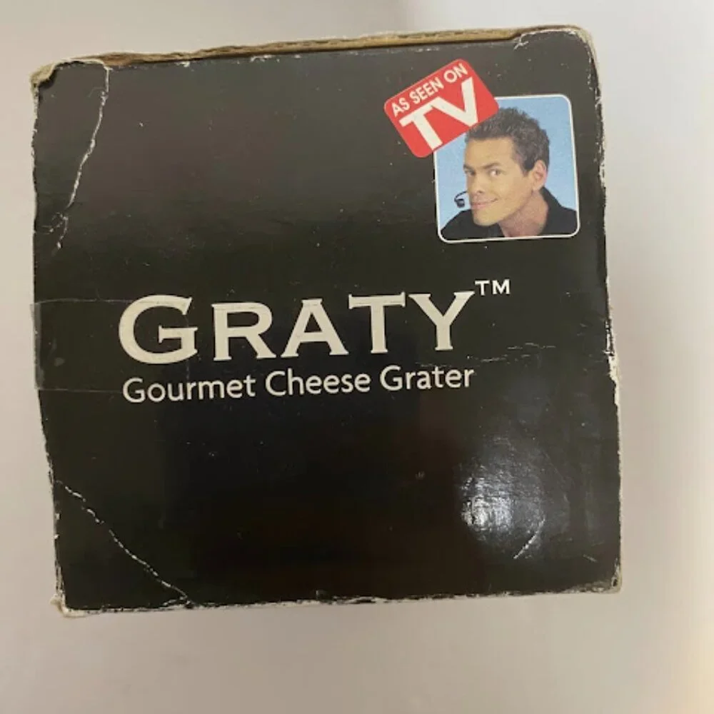 Graty Gourmet Cheese Grater 'As Seen On TV' Rotary Shredder with Blades