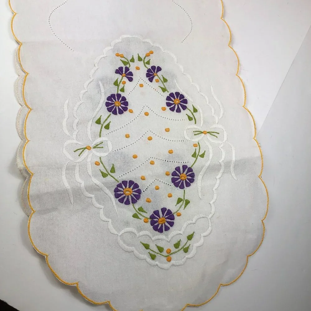 Embroidered Table Runner european embroidered
