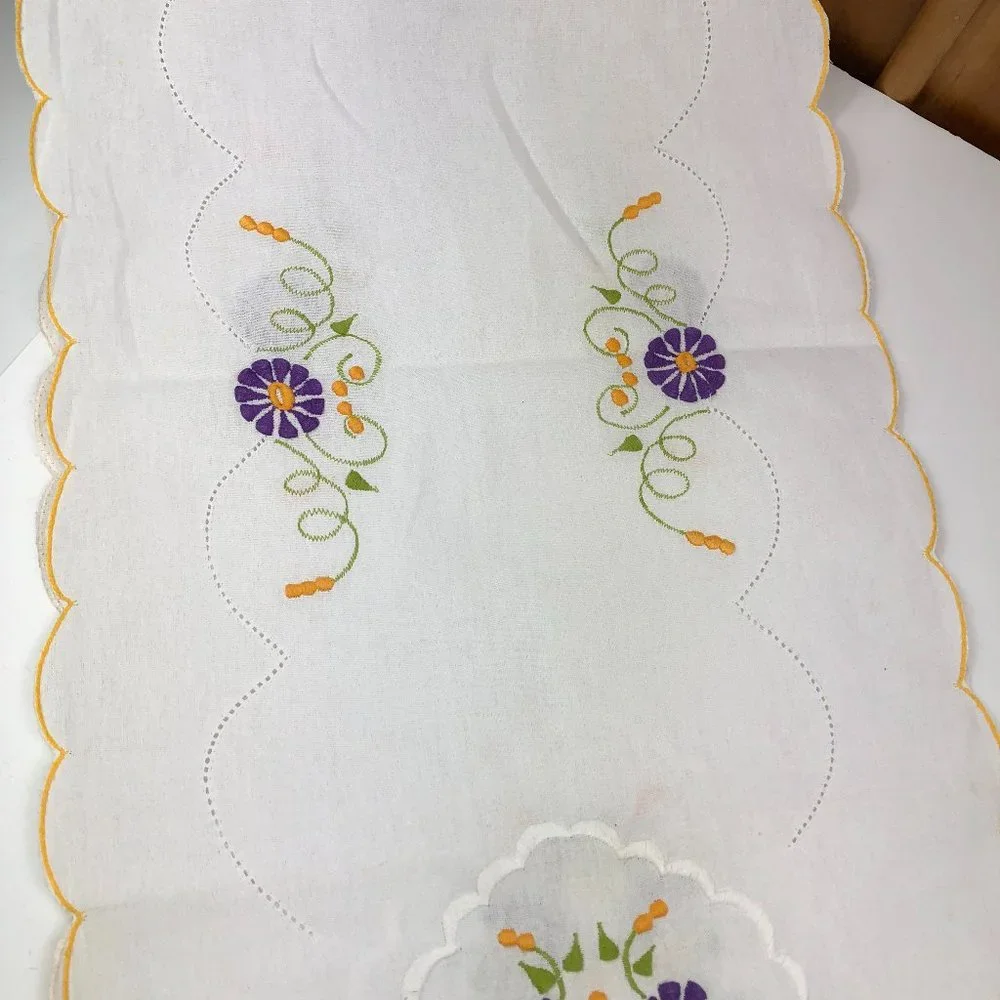 Embroidered Table Runner european embroidered