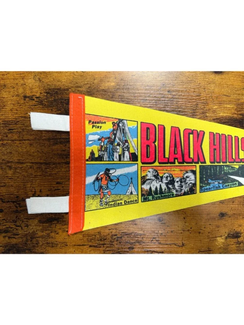 Vintage Black Hills, South Dakota pennant