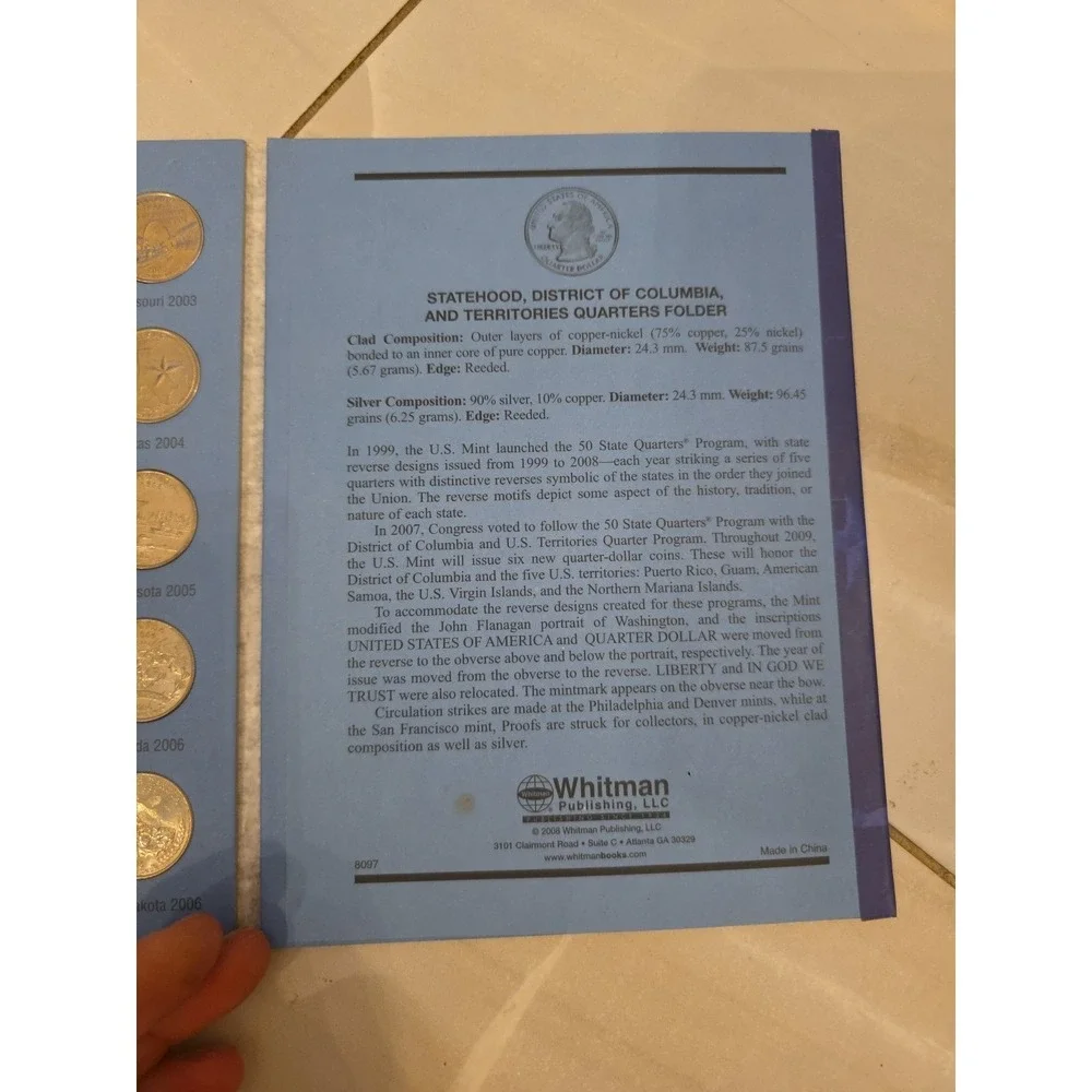 Whitman coin folder
