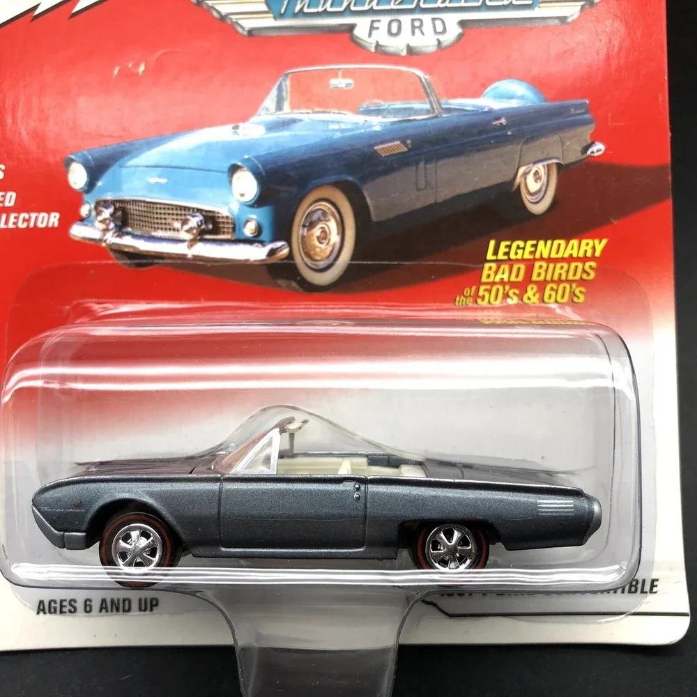 Johnny Lightning Thunderbird 1961 '61 T-Bird Convertible Car Blue‎ Diecast 1/64
