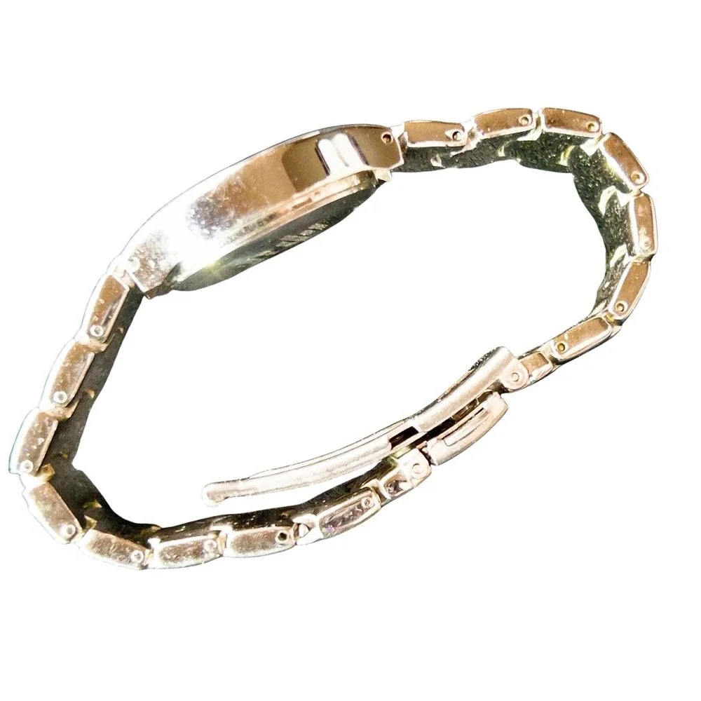 Gruen Precision‎ Genuine Diamond Womens 27MM Watch Black & Steel