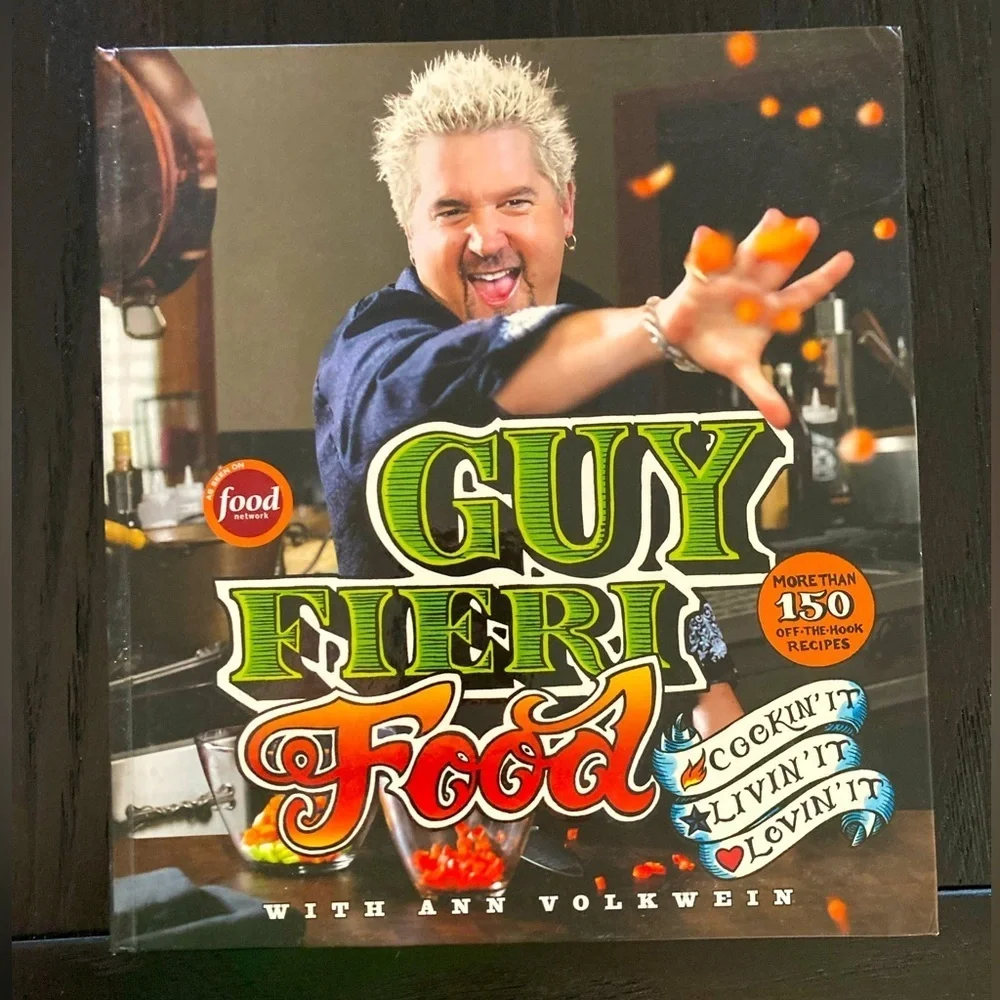 Guy Fieri cookbook- Cookin’it, Livin’it, Lovin’ it