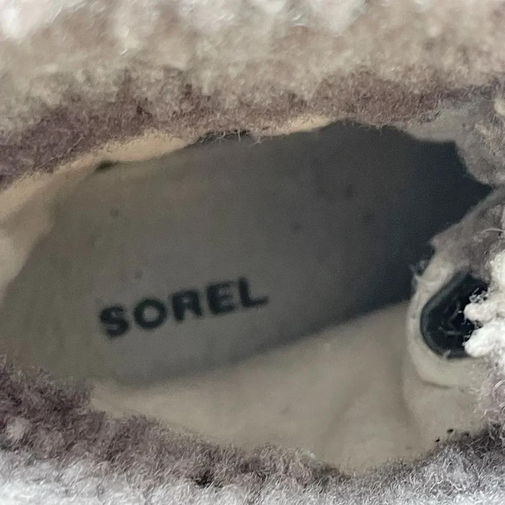 Sorel Women's Joan Joan of Arctic Wedge Shearling Boots Size 7.5