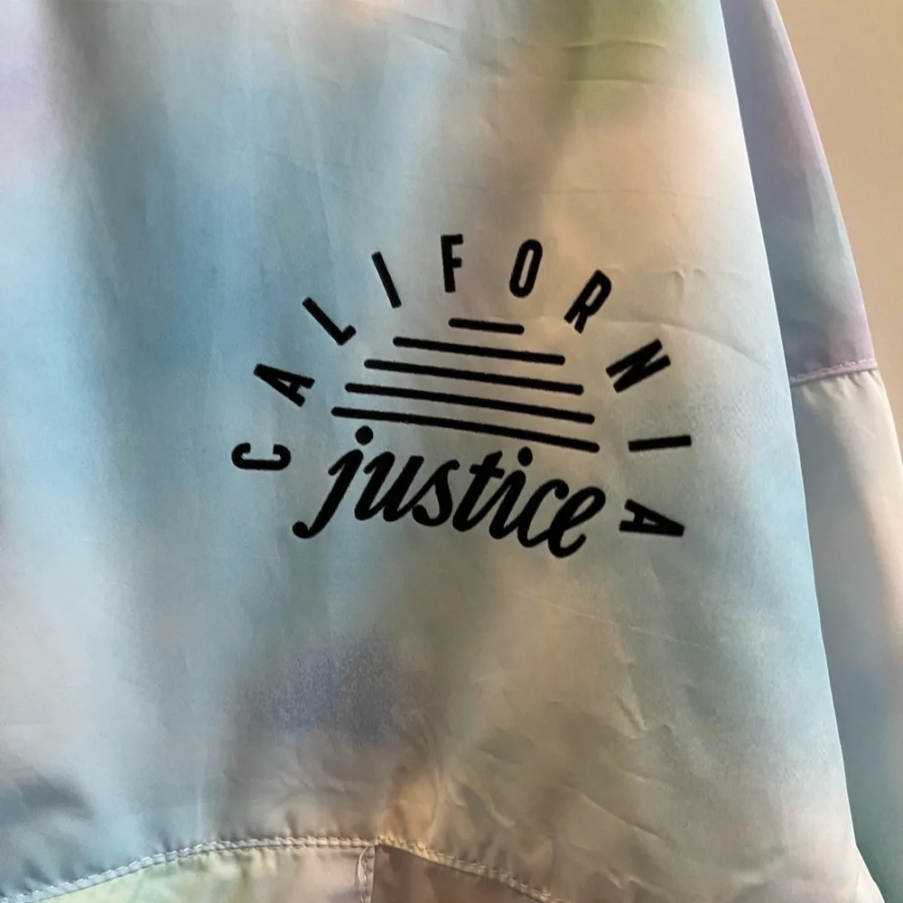 Justice size 12 overhead lightweight wind breaker