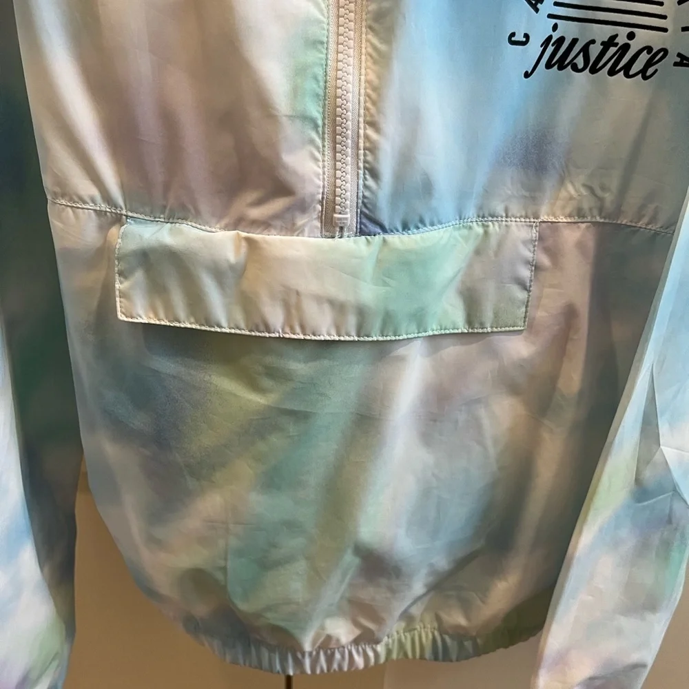 Justice size 12 overhead lightweight wind breaker