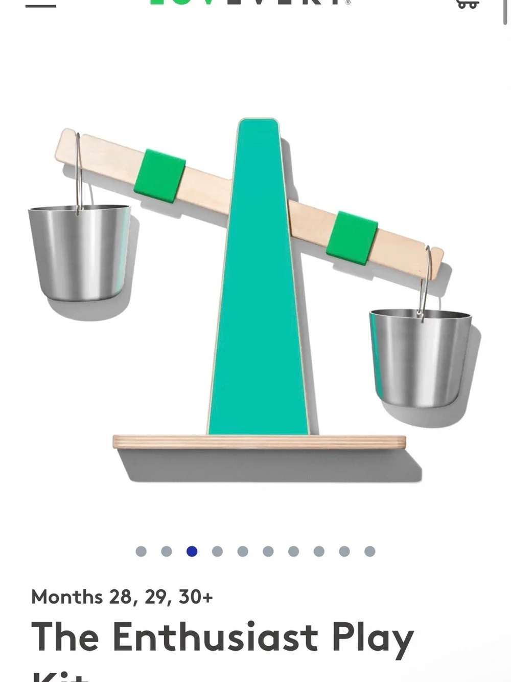 Lovevery Wooden Balance Scale - Educational Toy