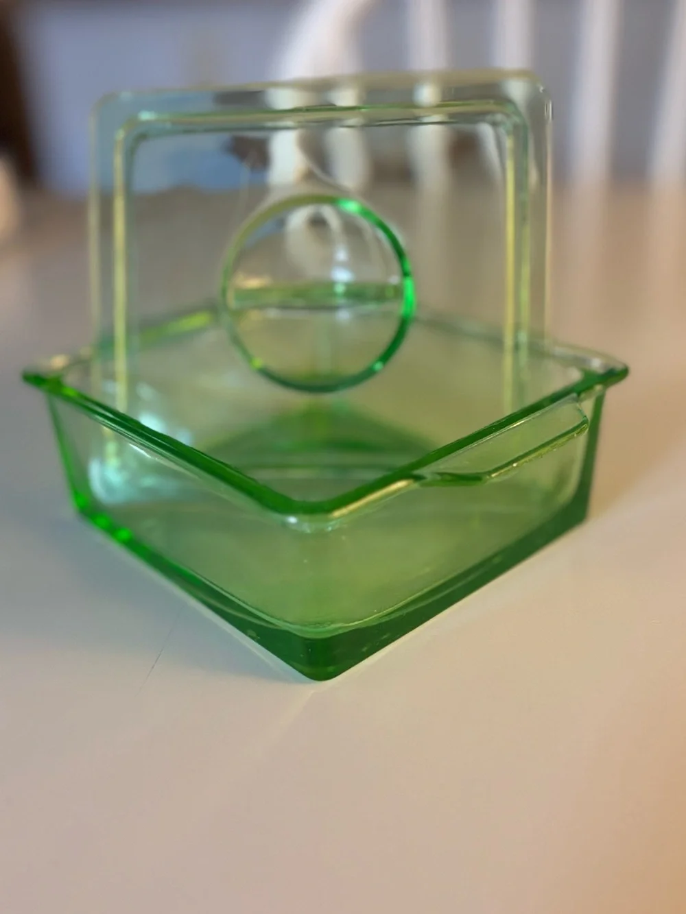 Hazel-Atlas details stacking green