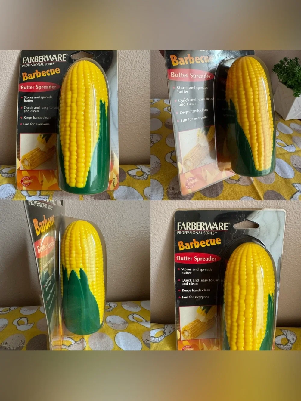 Farberware Vintage Barbecue Corn Butter Spreader NIP