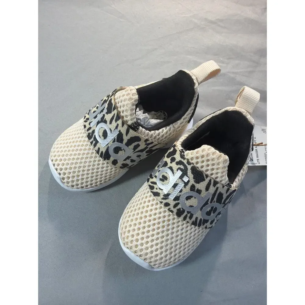 Adidas Little Girls Running Lite Racer sneakers size 4K