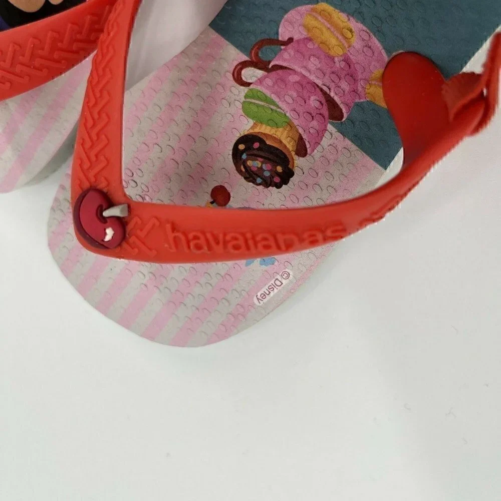 Havaianas Disney Snow White Strap Flip Flops Girls Toddler Size 6C Sandal