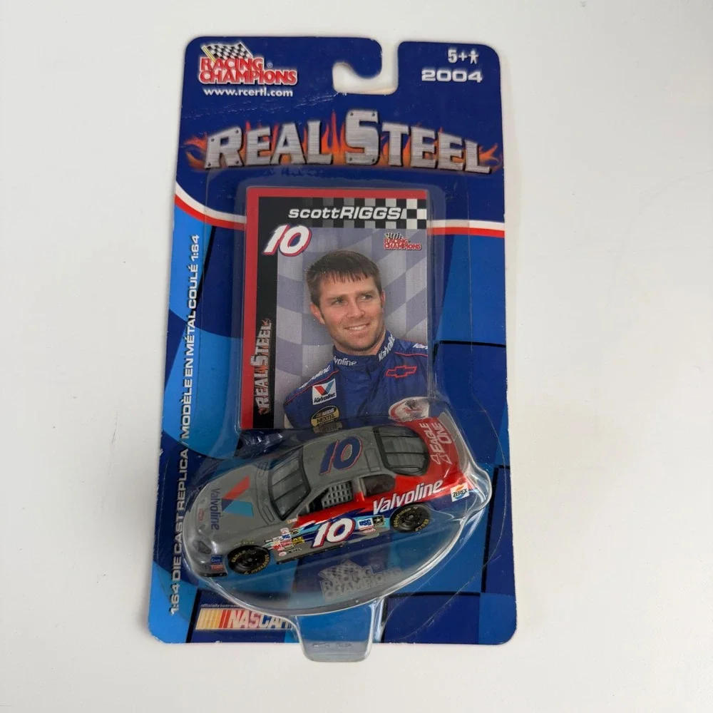 Racing Champions 2004 Real Steel Scott Riggs 10 Valvoline 1:64 Diecast NASCAR