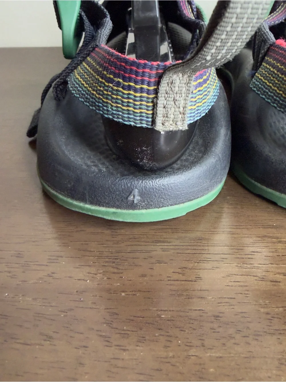 Chaco ZX/1 Ecotread Multi Colored Sandals Sz 4 kids