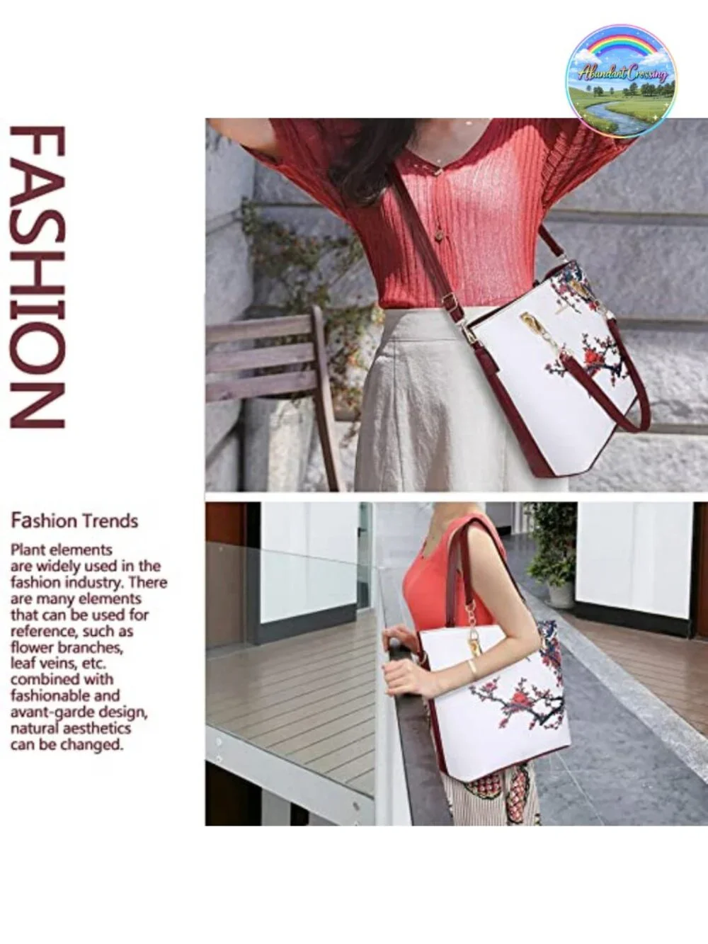 6-Piece Faux Leather Handbag Set: Tote, Satchel, Clutch, Wallet, Key Holder
