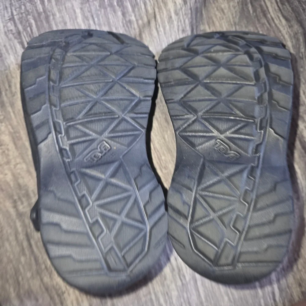 Teva Kids Navy Blue EVA Closed Toe Fisherman Sandals Water Shoes Size 12