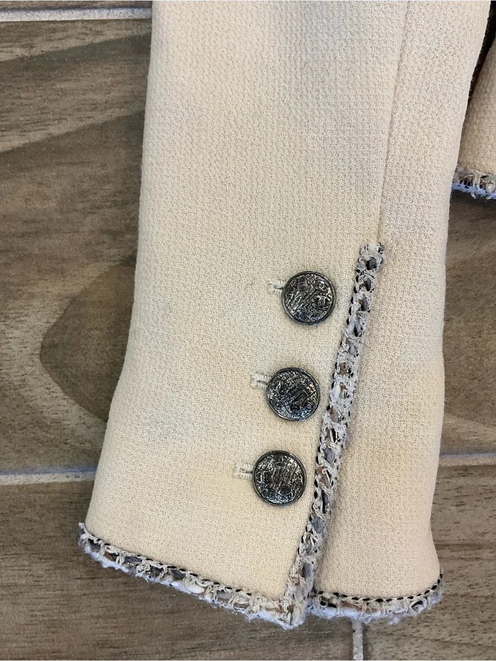 CHANEL jacket cream from