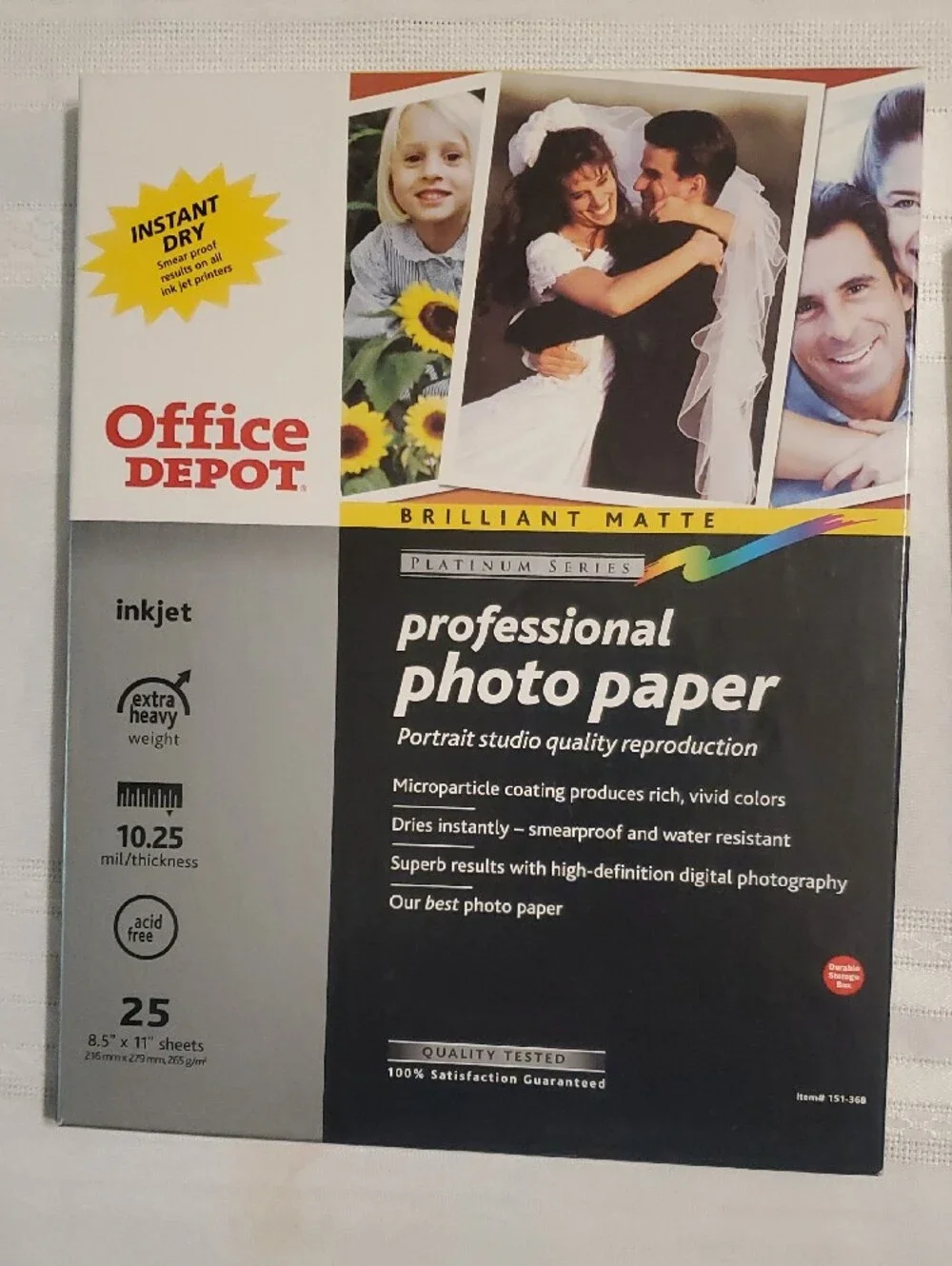 New Bundle Of 2 Professional Photo Paper - Brilliant Matte, White