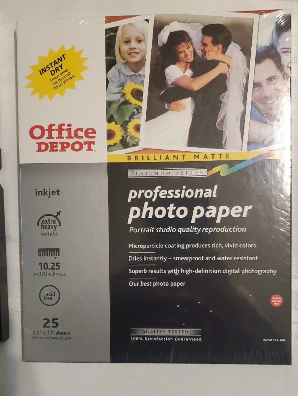 New Bundle Of 2 Professional Photo Paper - Brilliant Matte, White