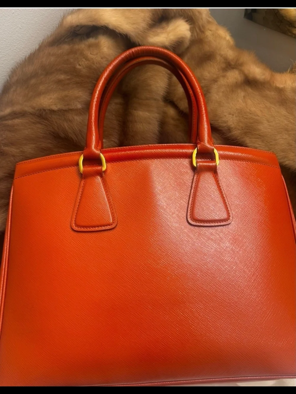 Prada structured saffiano