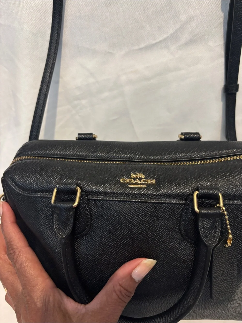 Coach compact satchel