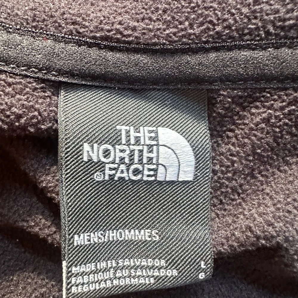 The North Face TKA Glacier 1/4 Zip Red Pullover Size Large Excellent Condition!