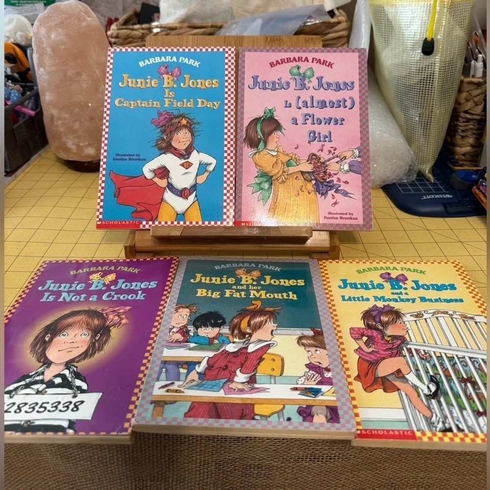 5 Junie B. Jones Kids Books, # 2,3,9,13&16