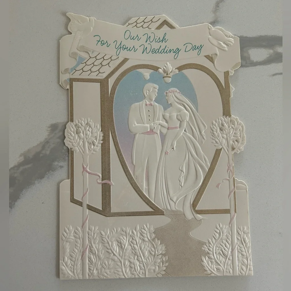Hallmark vintage embossed