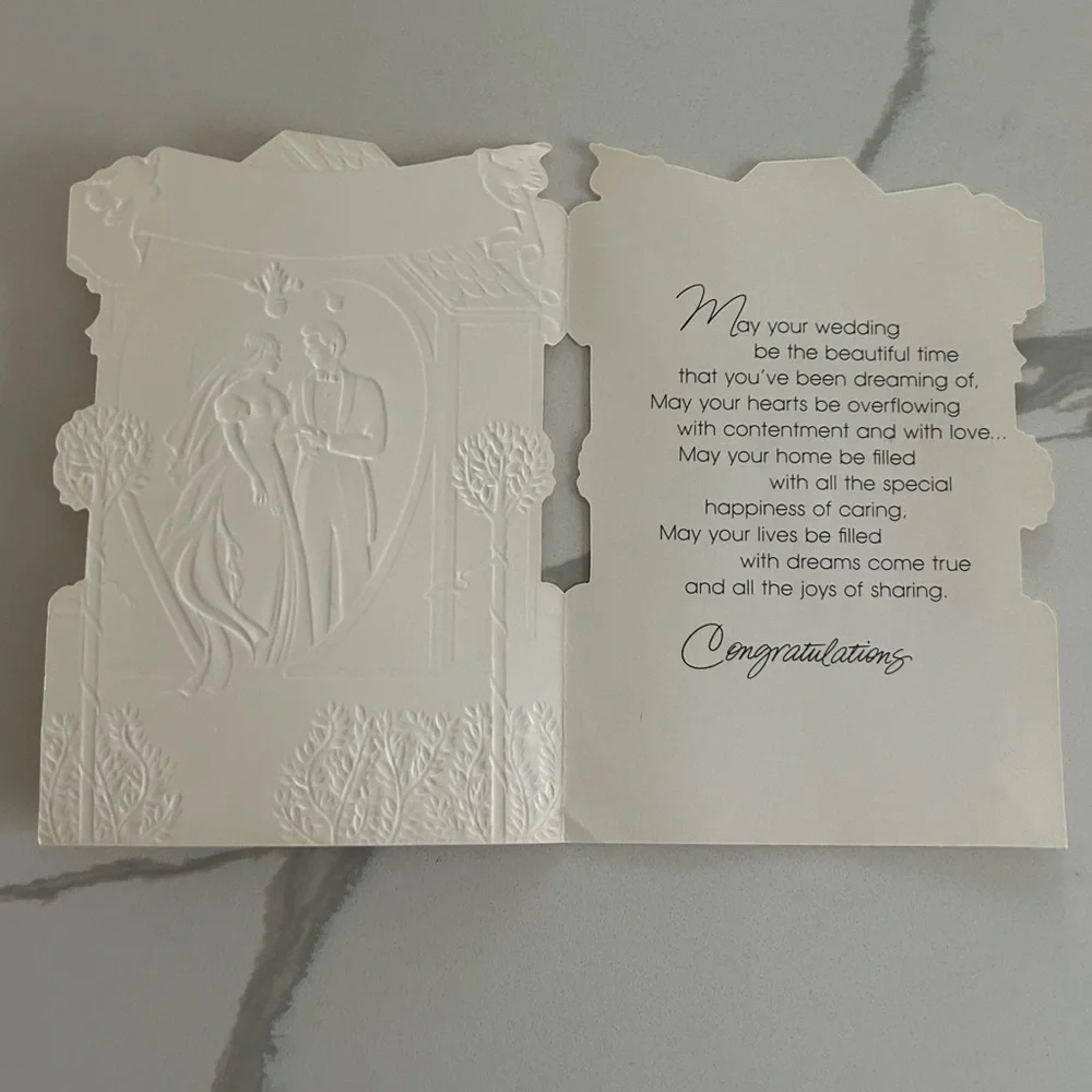 Hallmark vintage embossed