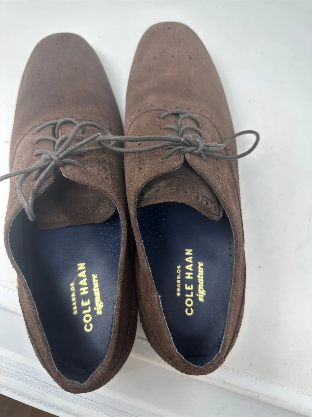 Cole Haan preowned suede