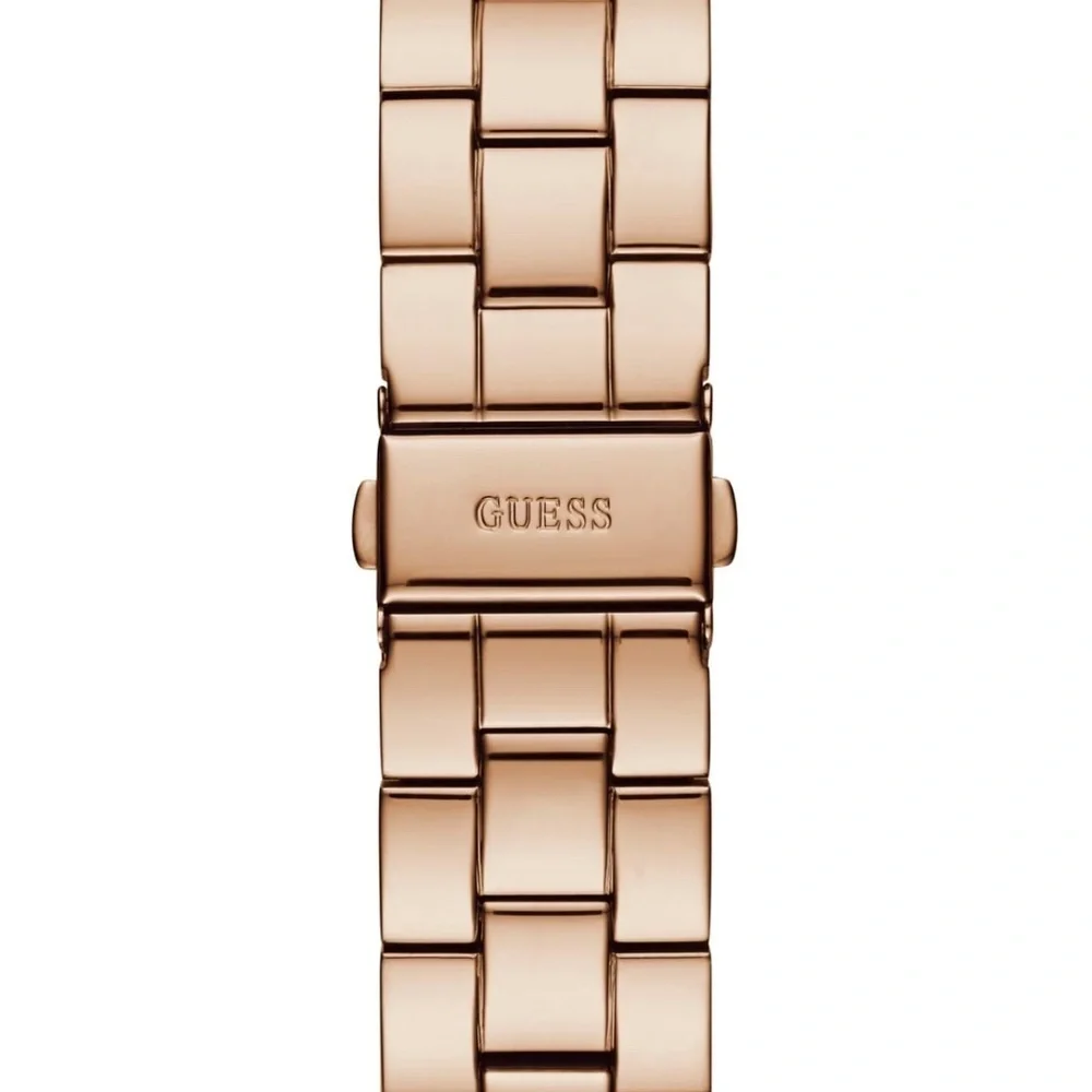 GUESS Rose Gold-Tone Chrono Multifunction Watch
