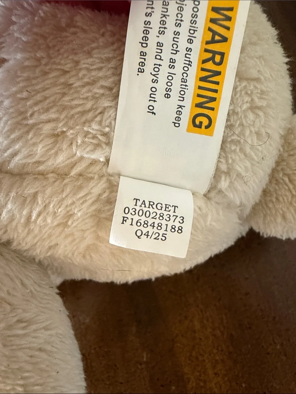 Cloud Island Target Plush Beige Bunny Holding Carrot Stuffed Animal