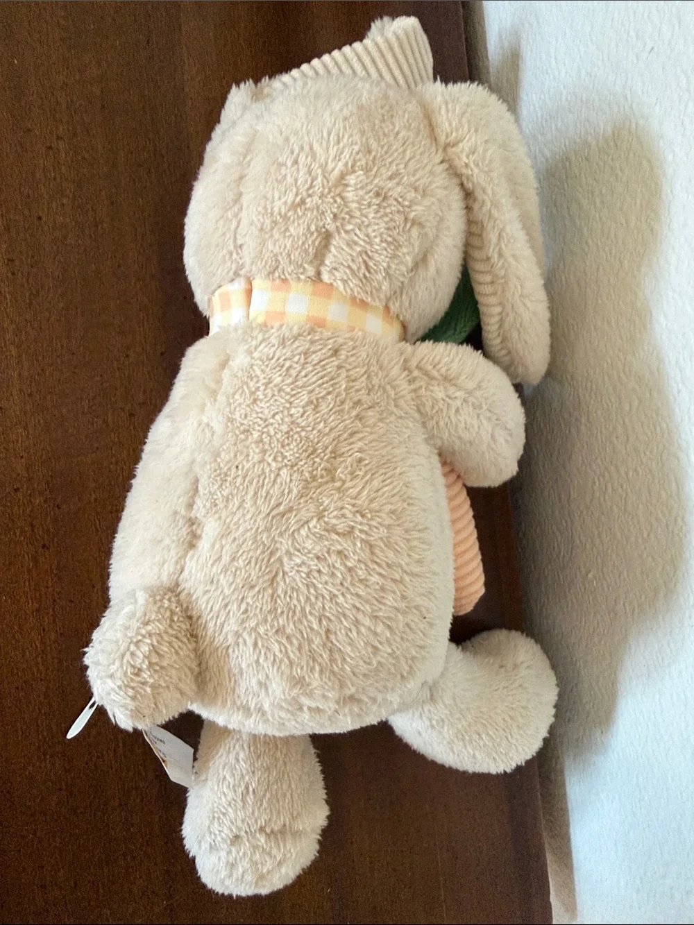 Cloud Island Target Plush Beige Bunny Holding Carrot Stuffed Animal