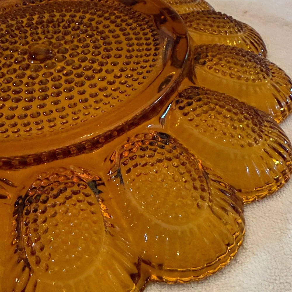 Indiana Glass vintage amber
