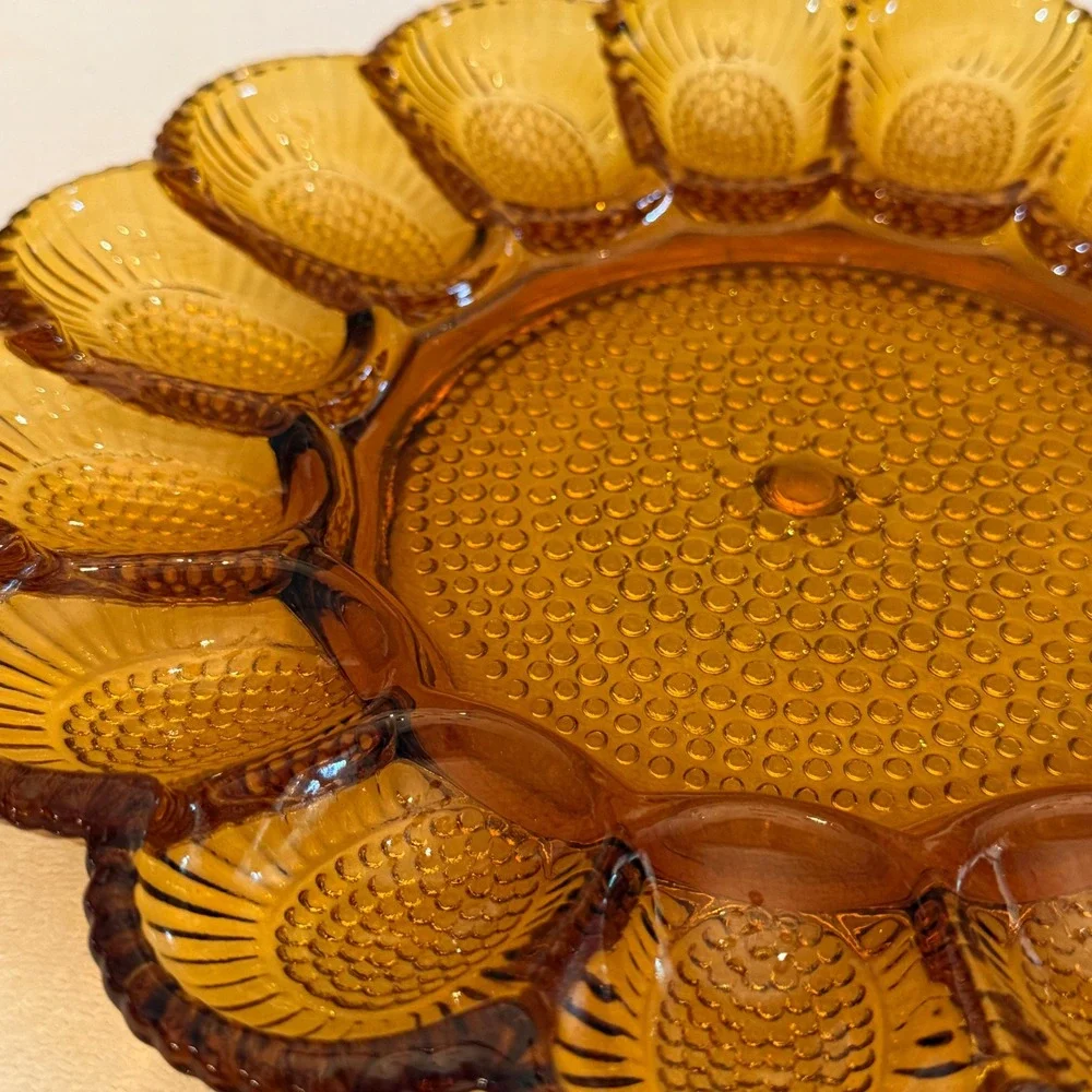 Indiana Glass vintage amber