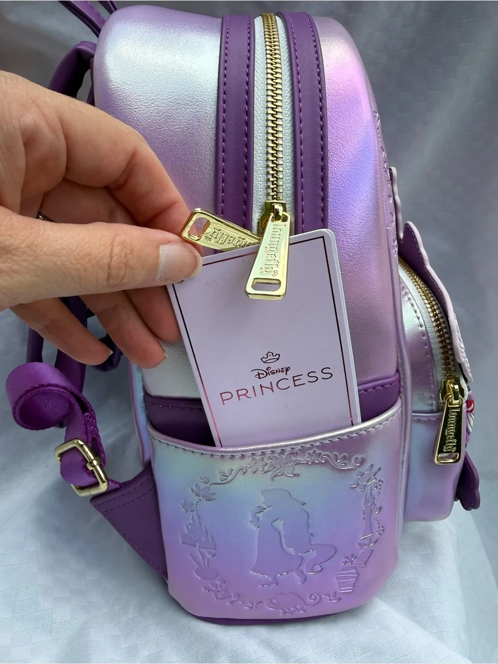 Loungefly DisneyTangeled Princess Purple  Mini Backpack