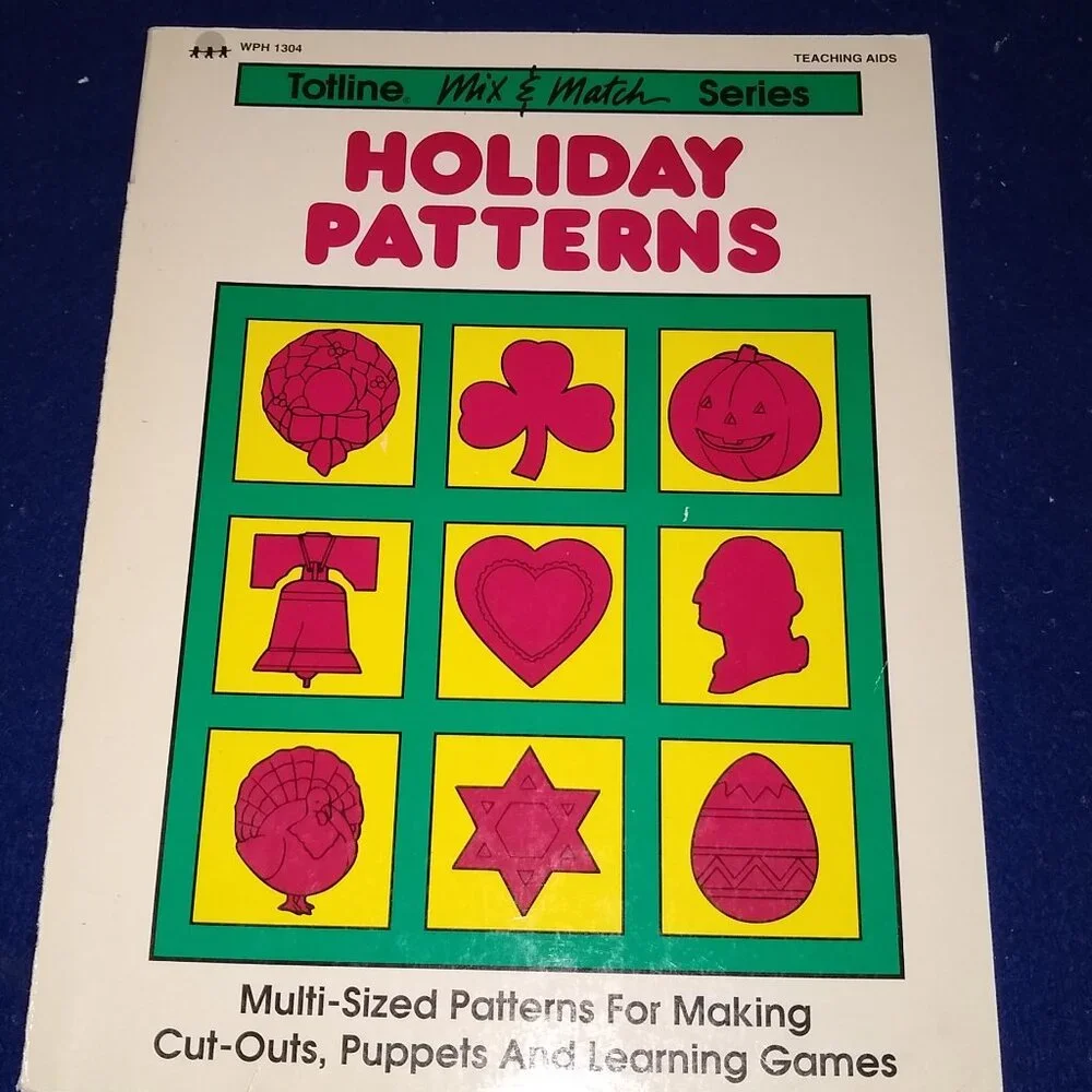 Totline Mix & Match: Nature, Holidays, Everyday Patterns 3 Used paperbacks