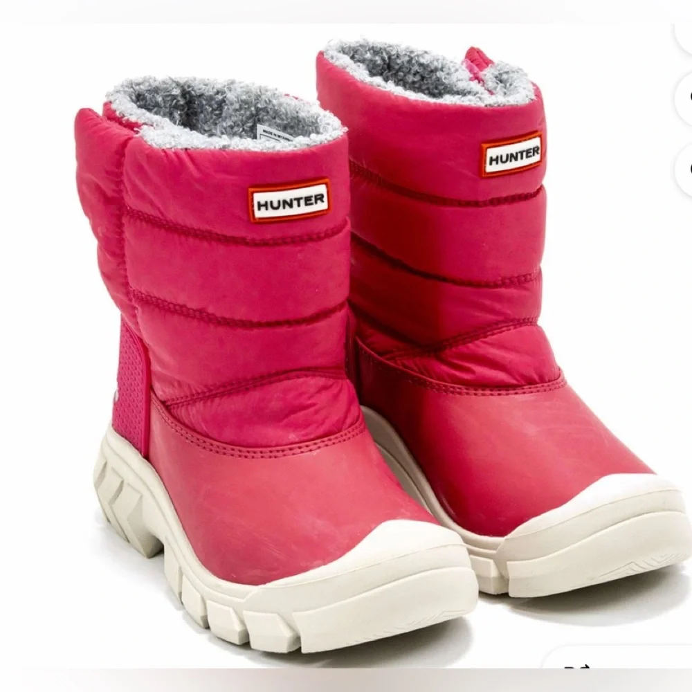 Hunter baby/Kids' Fuchsia Winter Boots Size 5US GUC