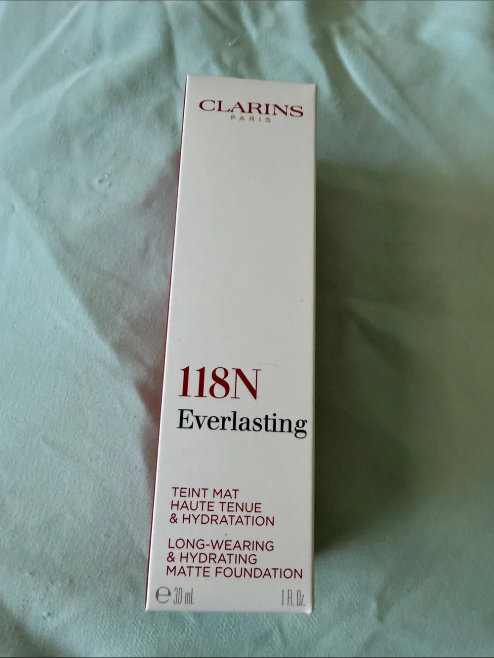 Clarins Everlasting Foundation 118N NWB