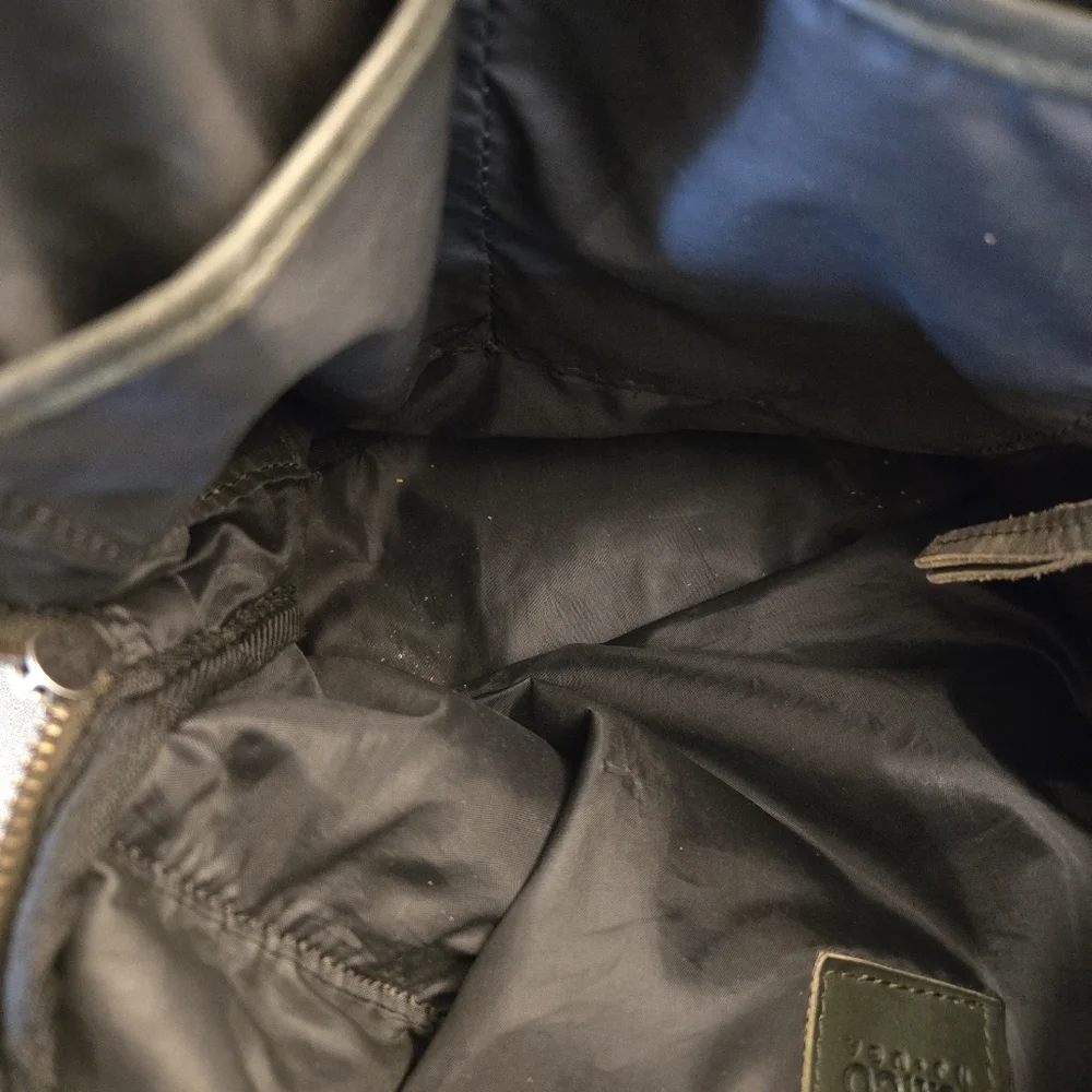 Latico Baxter Leather Backpack Olive Green